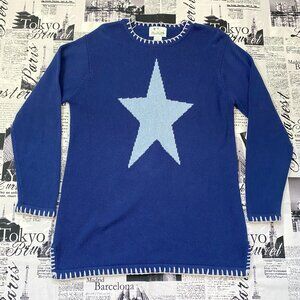 The Quacker Factory y2k vintage 2000s star sweater knit whimsygoth oversized